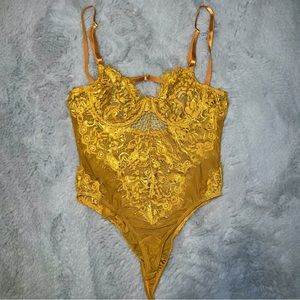 Gold Lace Lingerie